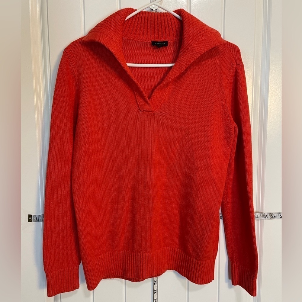Talbots Women's Orange Pullover Sweater